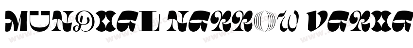 Mundial Narrow varia字体转换